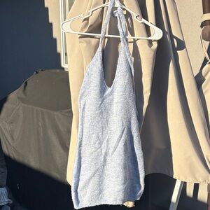 Princess Polly Sky Blue Knit Top